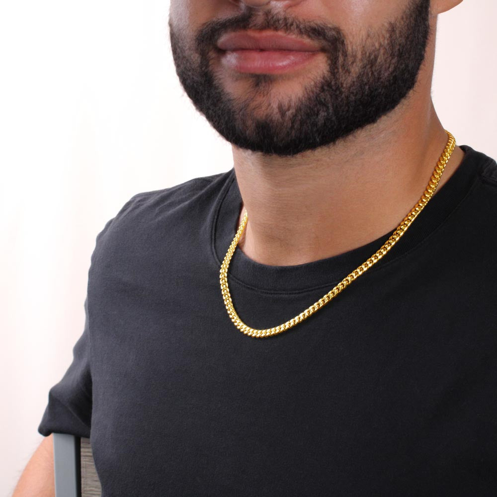 Graduation Gift Necklace for Son, Congratulations, Chain Necklace, From Mom
