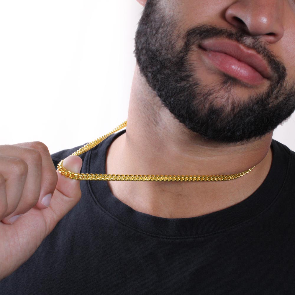 Graduation Gift Necklace for Grandson, Congratulations, Chain Necklace, From Grandma & Grandpa