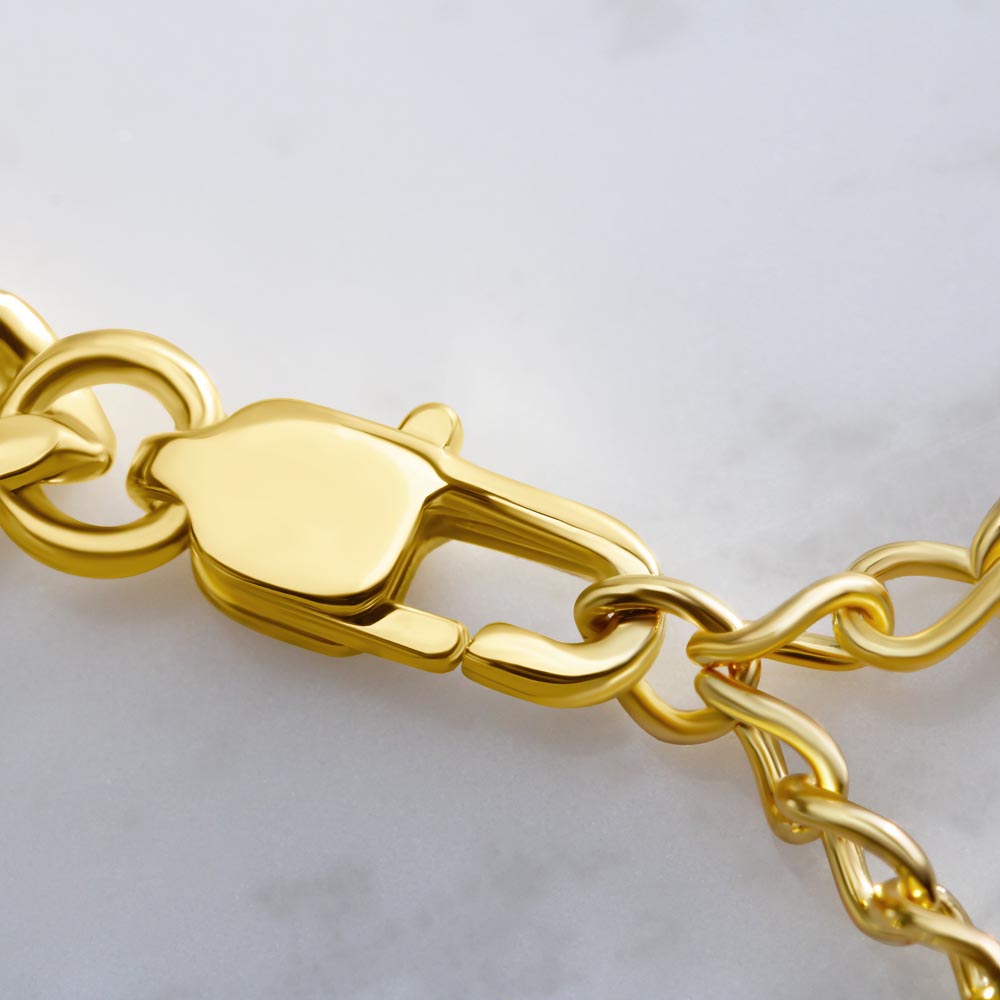 Graduation Gift Necklace for Grandson, Congratulations, Chain Necklace, From Grandma & Grandpa
