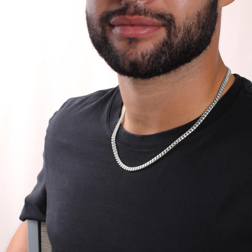 Graduation Gift Necklace for Son, Congratulations, Chain Necklace, From Dad