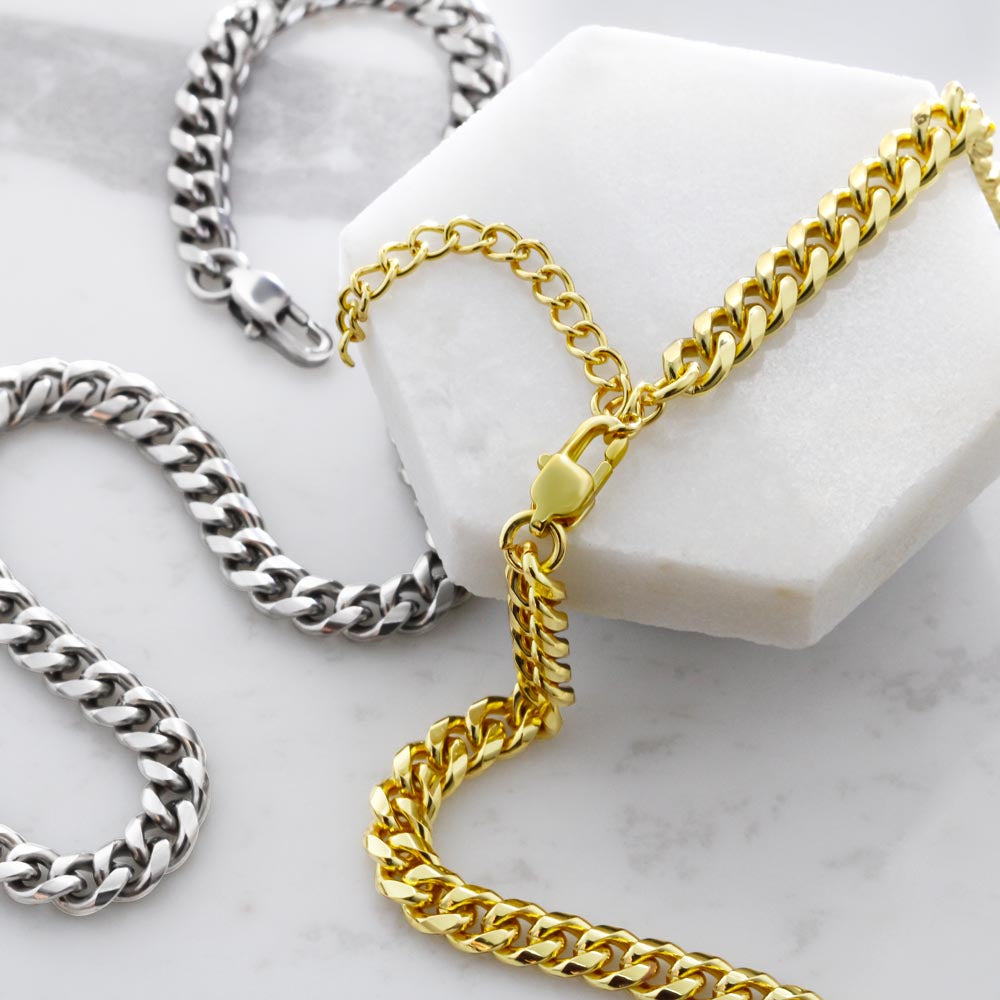 Graduation Gift Necklace for Son, Congratulations, Chain Necklace, From Dad