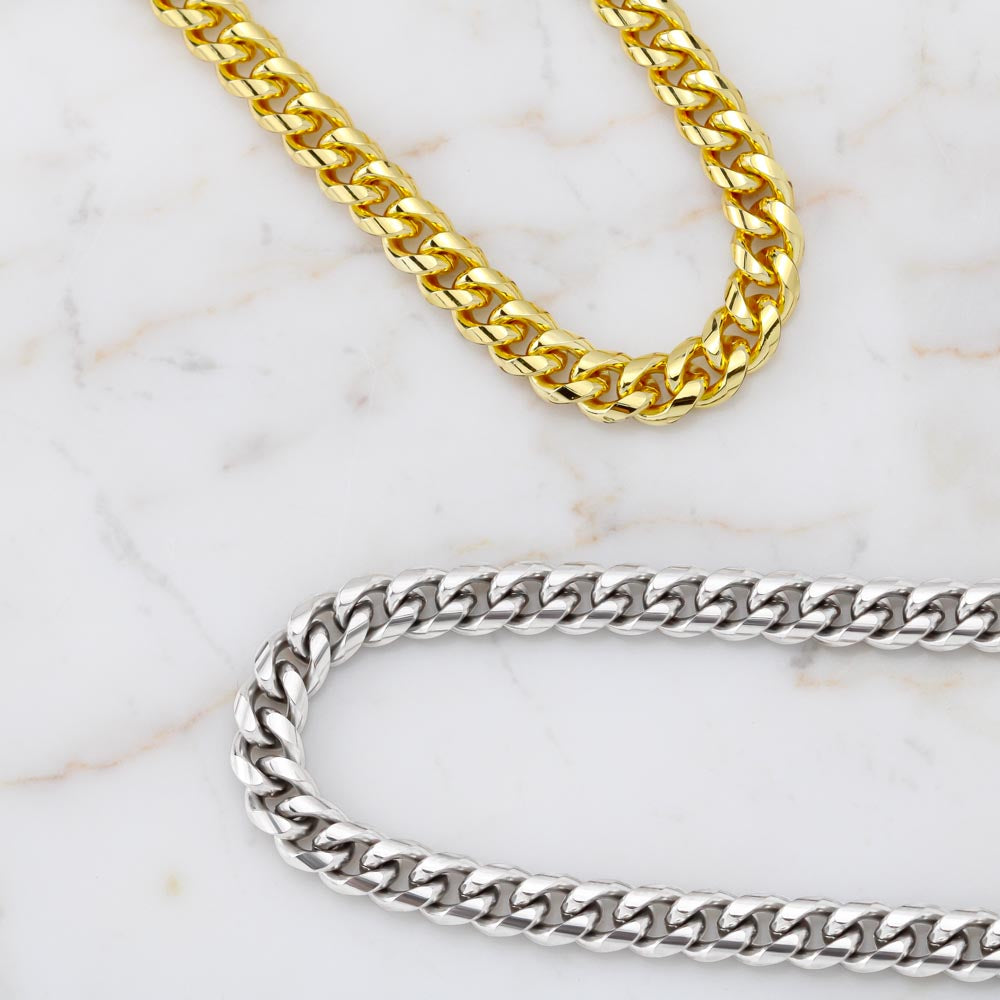 Graduation Gift Necklace for Son, Congratulations, Chain Necklace, From Mom & Dad
