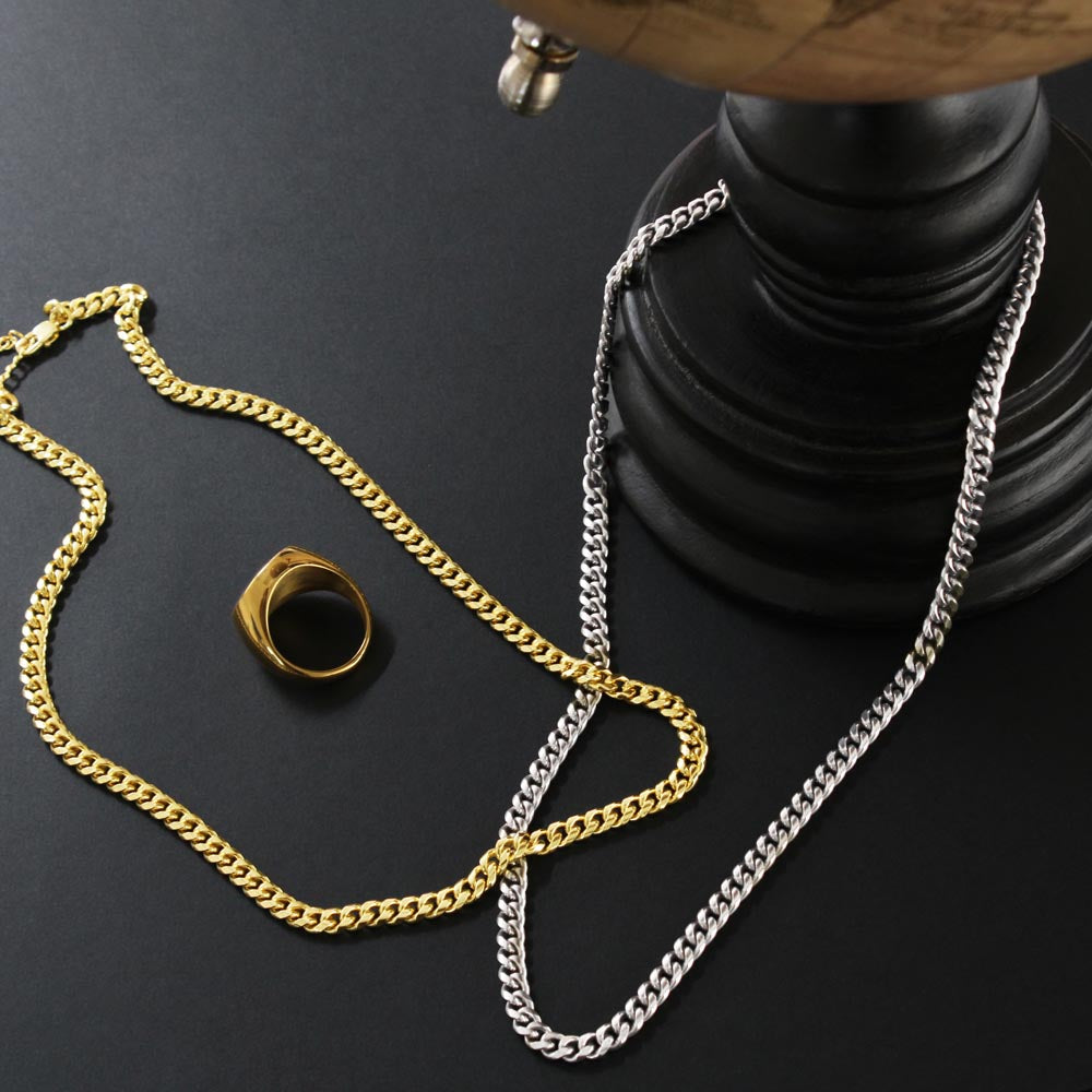 Graduation Gift Necklace for Son, Congratulations, Chain Necklace, From Dad