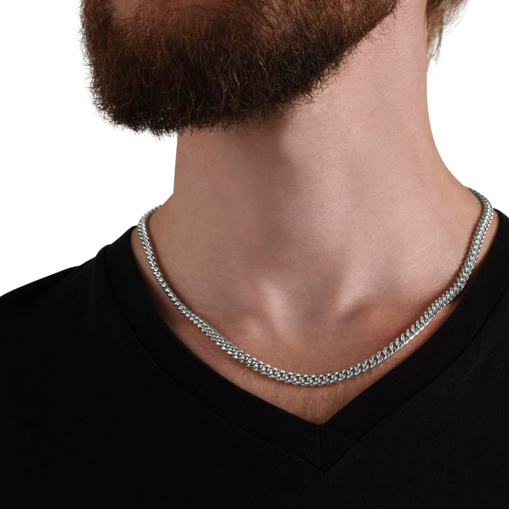 Graduation Gift Necklace for Son, Congratulations, Chain Necklace, From Dad