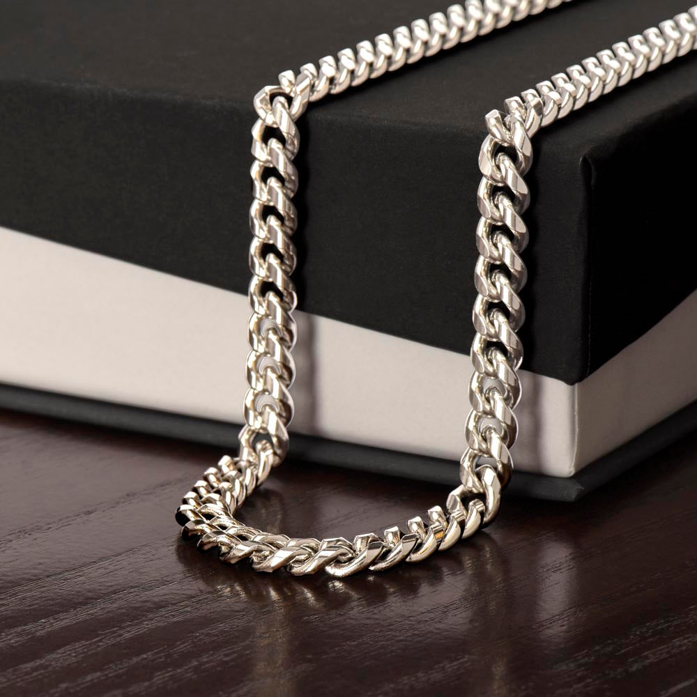 Graduation Gift Necklace for Son, Congratulations, Chain Necklace, From Dad