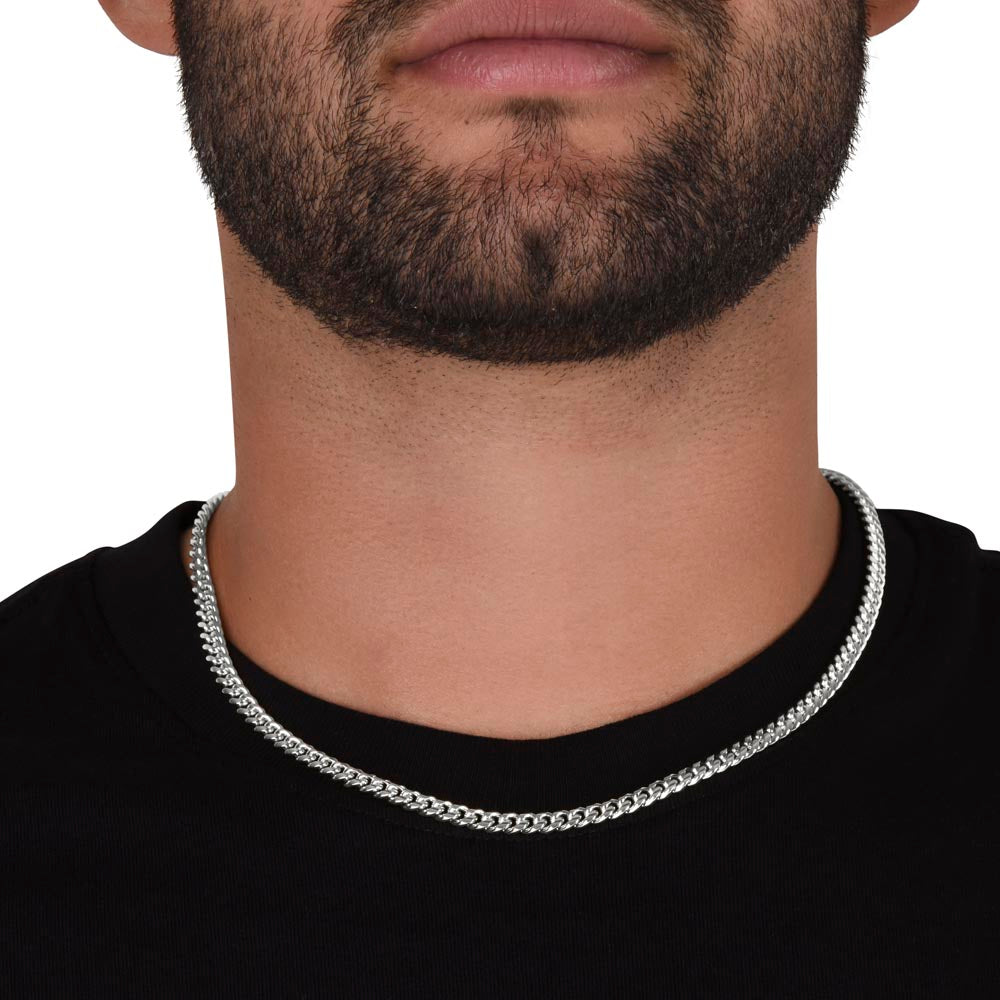 Graduation Gift Necklace for Grandson, Congratulations, Chain Necklace, From Grandma & Grandpa